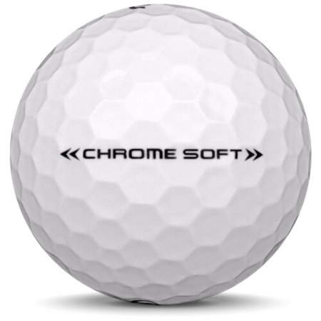 Golfballen Callaway Chrome Soft I årsmodell 2023.