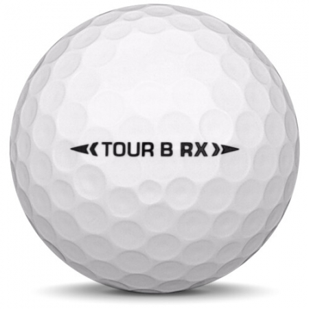 Golfballen Bridgestone Tour B RX I årsmodell 2023.