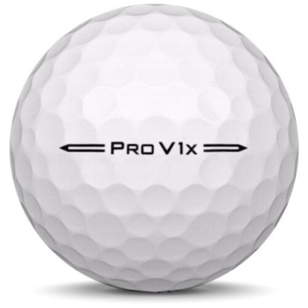 Golfballen Titleist Pro V1x I årsmodell 2024.