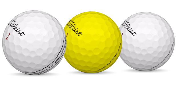 Titleist Pro V1x Golfballer i forskjellige farger